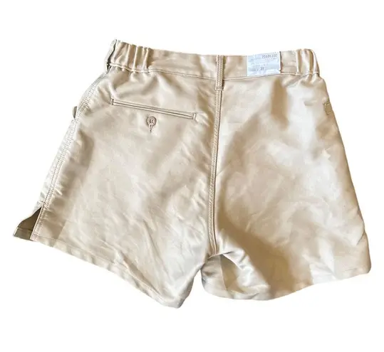 NWT Le Laboureur French Moleskin Work Short in Ecru EU 38/ US 6 Tan