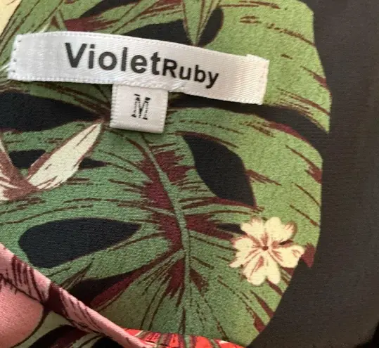 Ruby Violet  Tropical Sleeveless Top