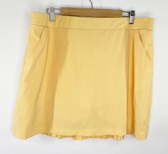 Calia Orange Golf 16" Ace Pleated Back Skort Skirt Womens Size XXL