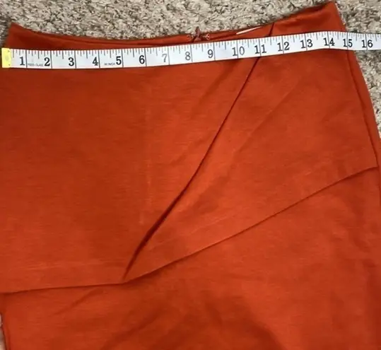 CAbi  NWOT Orange Turmeric Sweater Pencil Skirt #3099