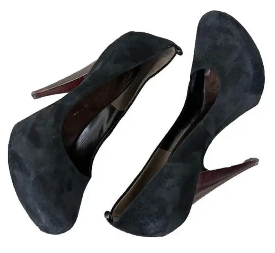 Giuseppe Zanotti Black Suede Heels