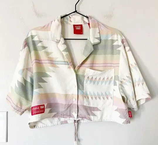 Kith  Pendleton Coca-Cola Cropped Camp Collar Shirt & Ellen II Short SET Small