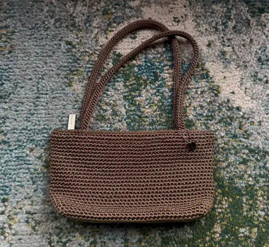 The Sak Vintage 2009 taupe woven mini hand bag