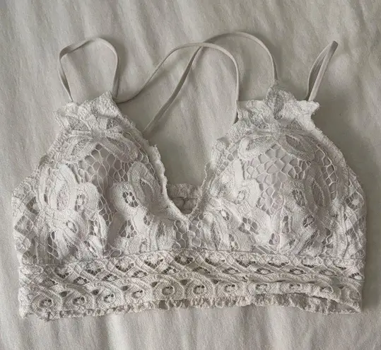 Cherish White Lace Bralette