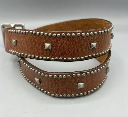 American Eagle Women’s Brown Leather Belt Studded