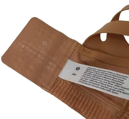 Lululemon  AirSupport Bra High Support Apricot Womens 38D High Support - Image 6