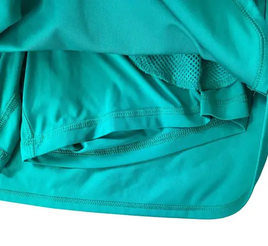 Columbia teal green pull on stretchy skorts elastic waist pockets shorts skirt M thumbnail 5