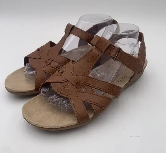 Baretraps Jaron Brown Tan Strap Sandals Size 10 W