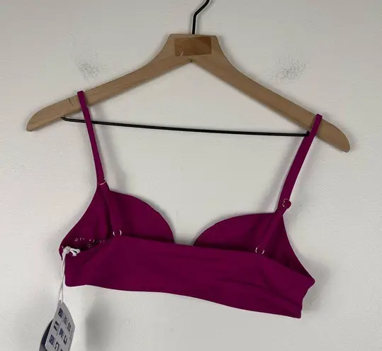 Tori Praver  Smocked Bikini Phoebe Pink Top Women’s Sz M NWT - Image 3