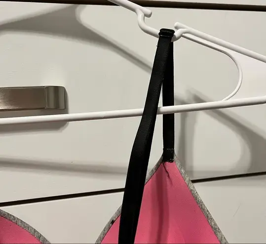 PINK - Victoria's Secret VS PINK grey & black bra