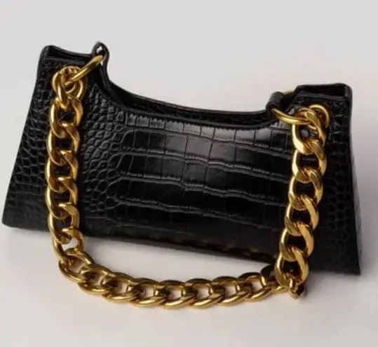 WOMAN'S Chain Purse Black