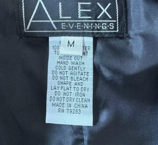 Alex Evenings Vintage ‘90s Purple Belted Jacket