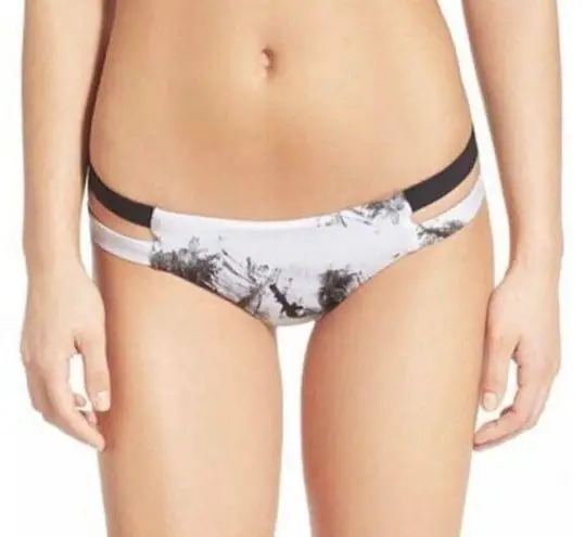 NWT Tavik Chloe Mini Cutout Swim Bottom in White Smudge