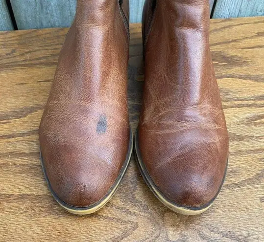 American Eagle  brown leather basel ankle boots 6.5