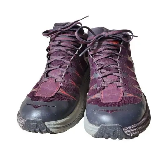 Hoka Women's Speedgoat Mid Waterproof Trail Running Shoes Size 7.5 Plum Purple