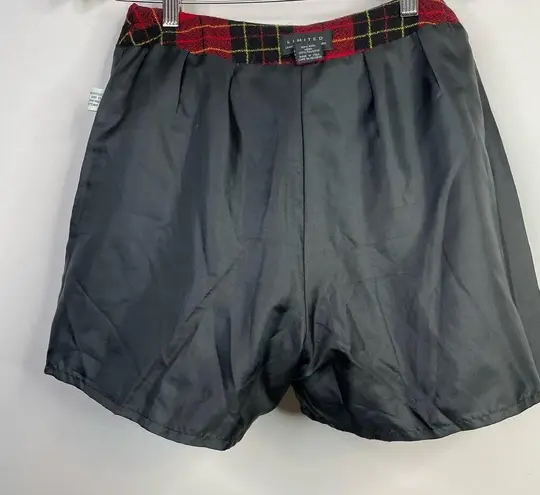 The Limited Vintage Y2K 90s Wool Red Tartan Plaid Skort Skirt Shorts Classic Preppy Womens 6