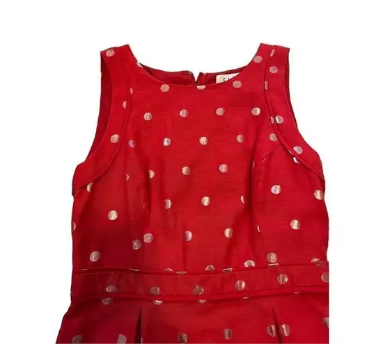 Elle  | Red polka dot dress