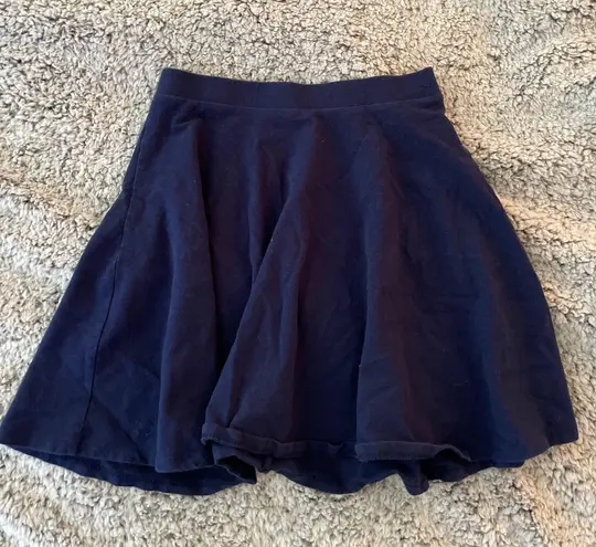 Forever 21 Y2K Trendy Navy Blue Tennis Skirt 