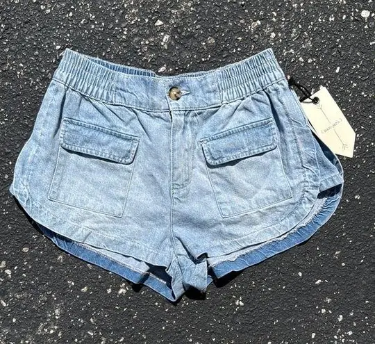 Ban•jara Blue Jean Shorts Elastic Waist 9 NWT Size undefined
