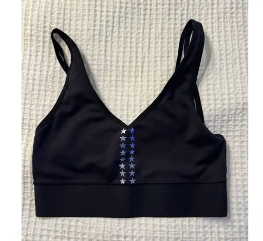 Ultracor Women's Black Sports Bra Strappy Size XS Star