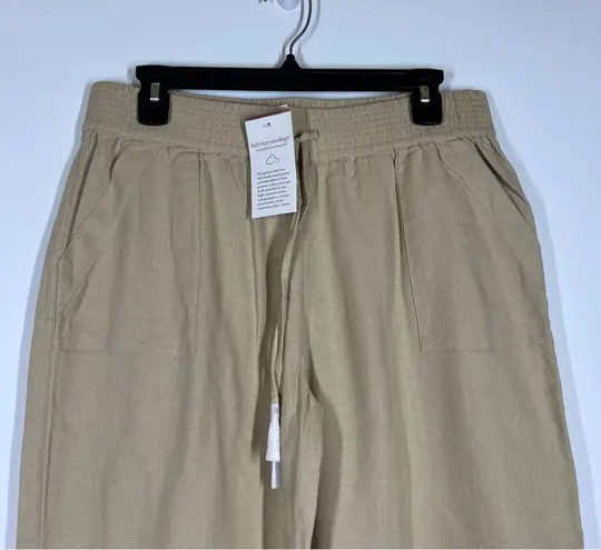 Soft Surroundings NWT Embroidered Crop Pant Size Medium