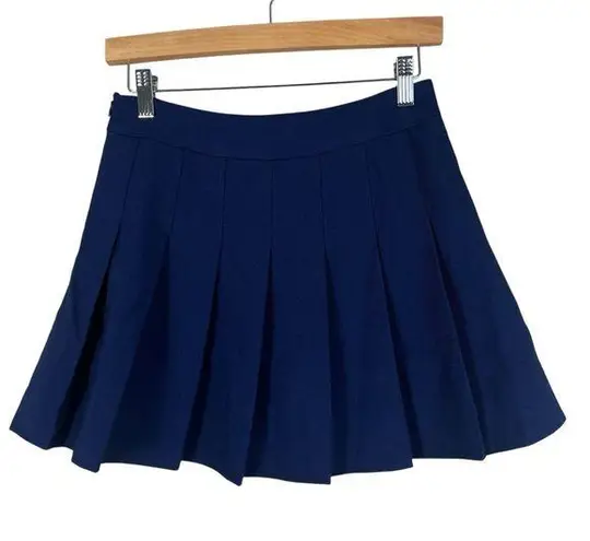 Navy Blue Pleated Mini A