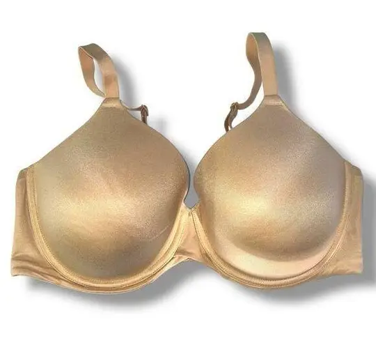 Auden Womens Superstar Full Coverage T Shirt Bra Convertible Straps Nude 40DD Tan Size undefined