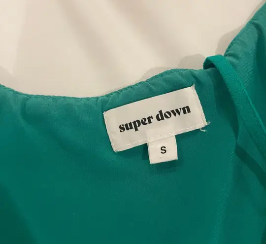 superdown Green Wrap Dress Revolve