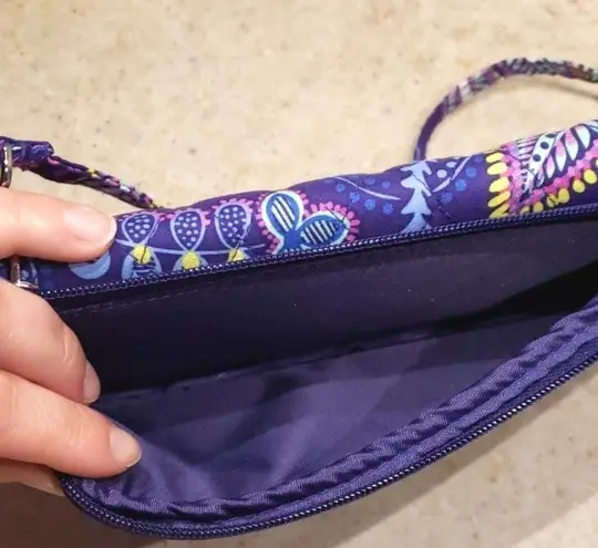 Vera Bradley Wallet Wristlet W/ Shoulder Strap