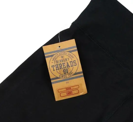 Rivalry Threads NCAA Kansas State Wildcats Women's Cotton/Spandex Bike Shorts in Black, Medium