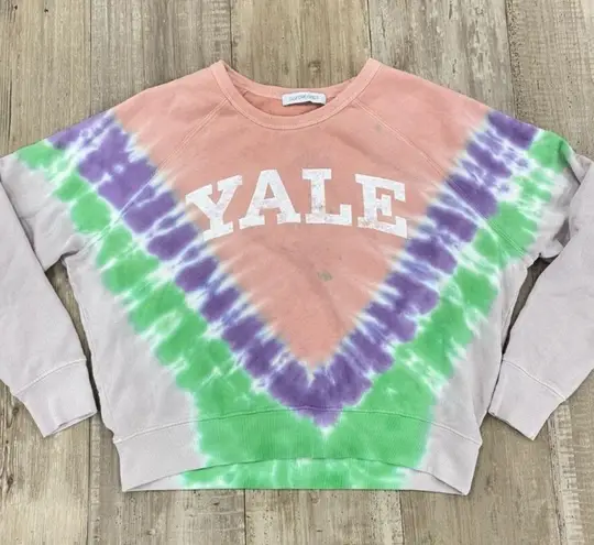 Daydreamer *NEW* Cropped Tie Dye YALE Sweatshirt