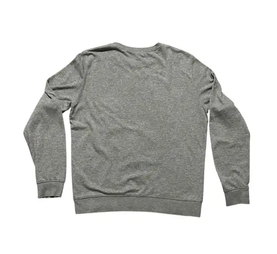 Handmade Unique Holiday Christmas Gray Sweatshirt I Run on Coffee and Christmas Cheer M L