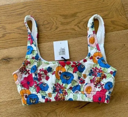 Sincerely Jules  For Bandier Fern Bralette in Multi Mod Floral - NWT