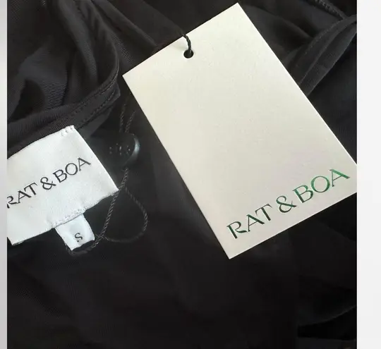 Rat & Boa - Josefa dress Designer brand: Josefa black Cowl Neck Maxi Dress Ring shoulder