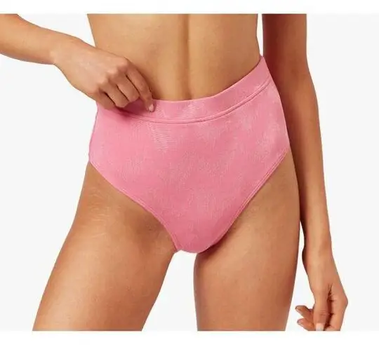 Solid & Striped The Lilo Bikini Bottom in Zigzag Watermelon Pink