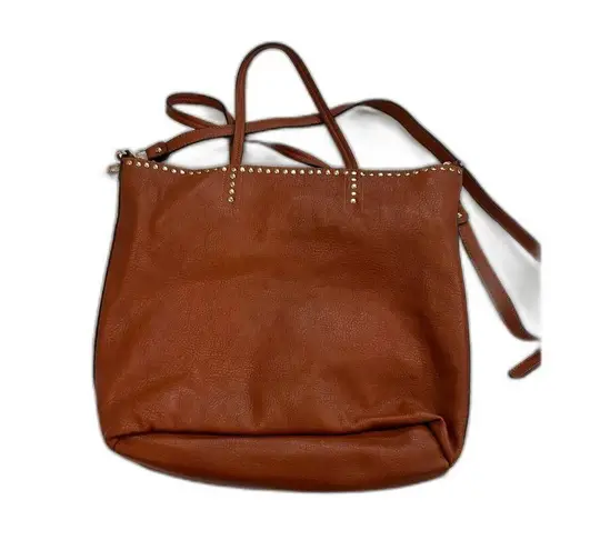 Stitch Fix Vegan Leather Bucket Bag Brown