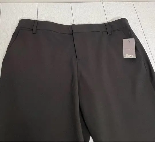 ELLAVIE Black Siena Cut Trousers Size 10 NWT