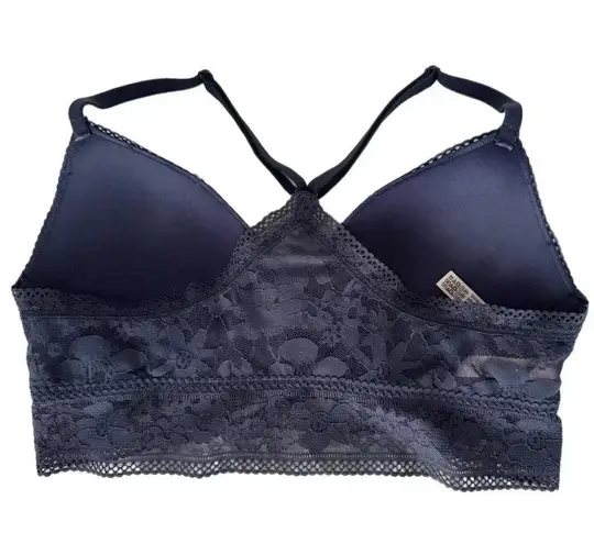 Victoria's Secret  Periwinkle Padded Lace Bralette Size Small Bra Racer Back - Image 6
