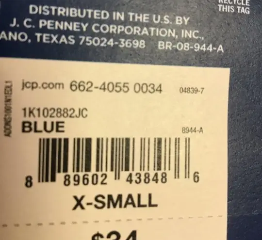 Arizona Jeans Arizona Light Blue Smocked Boho Crop Top