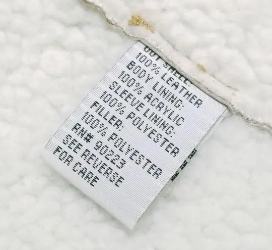 TILT Leather and Faux Shearling Sherpa Coat