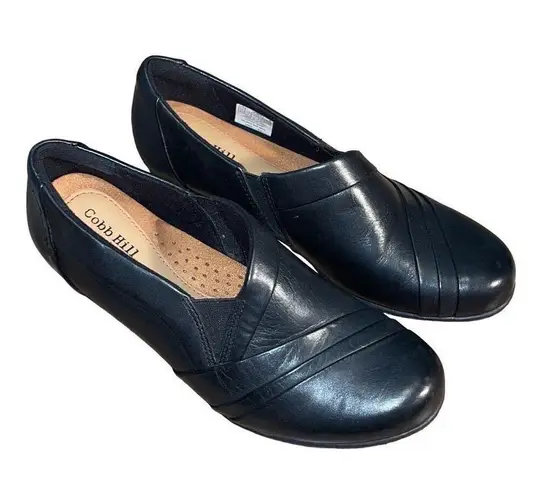Rockport Cobb Hill Abbott Womens Leather Round Toe Pump Heels Black Size 6.5