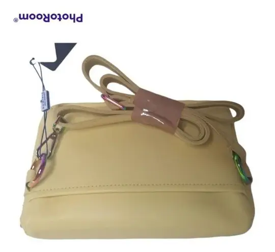 Dominie The Capri Leather Belt Bag Pastel Yellow NWT