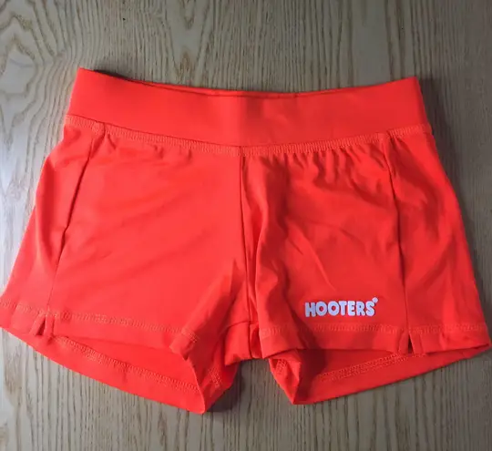 Hooters New Girl Uniform Orange Shorts Size XXS-E