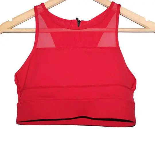 Zyia Women's All Star One More Rep Red Black White Racerback Sports Bra Size XXS