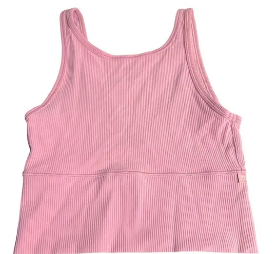 Lululemon Power Pivot Ribbed Tank Top pink Size 4