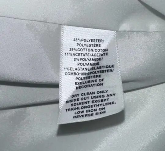 Lafayette 148 NWT Sheath Dress Sleeveless Textured Sheer Inserts Cream size 6