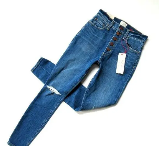 Alice + Olivia NWT AO.LA by  Good High Rise in Time Flys Stretch Jeans 24 $195