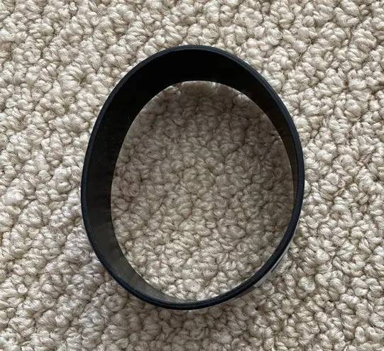 I Love Dogs Throwback Y2K Thick Plastic Wristband Bracelet Indie Sleaze 2010 Black