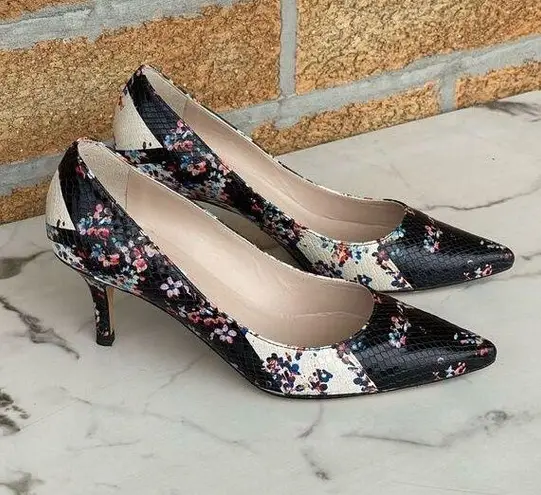 LK Bennett  Floral Snake Heels size 39