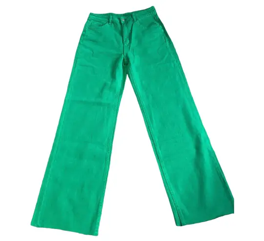 SheIn Straight Leg Jeans Green Size L